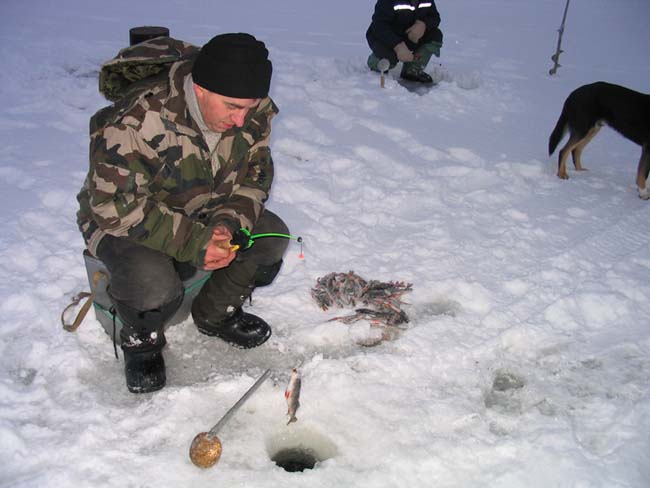 Новый 2008 год и рыбалка в Карелии на Сямозере в деревушке Лахта!