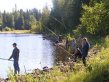 Рыболовный фестиваль Пудожские налимы в НП Водлозерский, 23 июля 2006