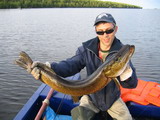 Рыбалка на севере Карелии, Топозеро: Вот она, знатная Топозерская красавиЦЦа, весом в 6 кг! :))